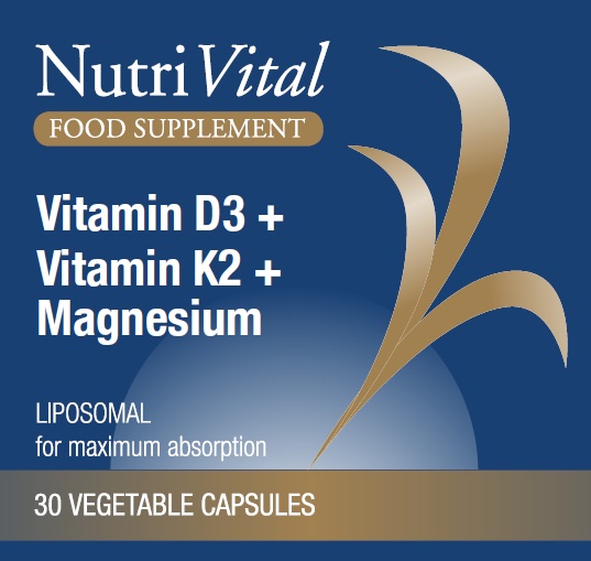 NutriVital Liposomal Vitamin D3 + K2 + Magnesium